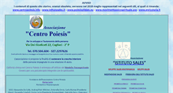 Desktop Screenshot of centropoiesis.it